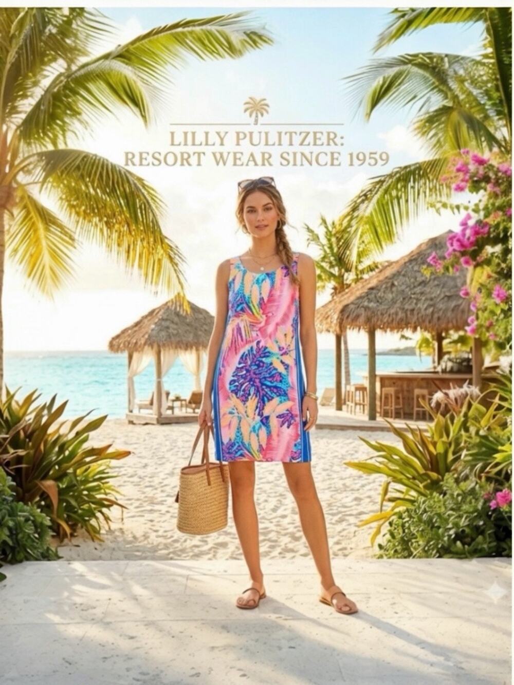Lilly Pulitzer Jackie Silk Shift Dress - Multi Off The Grid